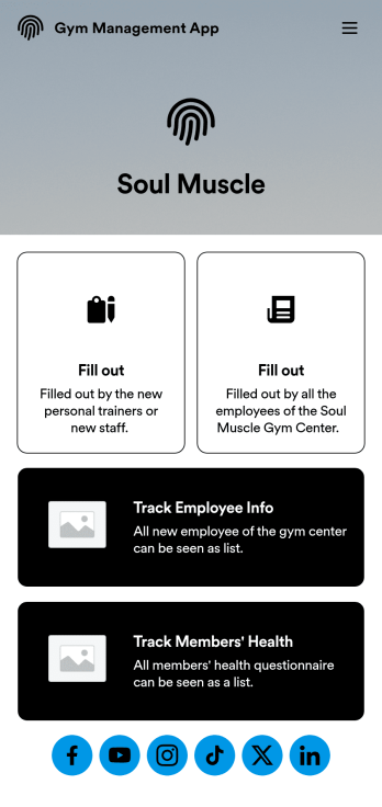 Customizable Gym Management App
