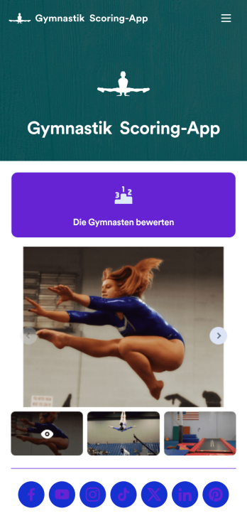 Gymnastik Scoring App