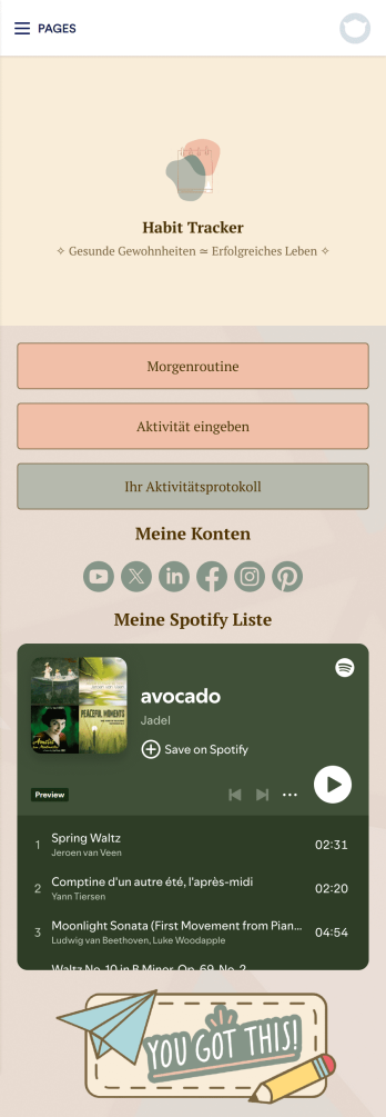 Habit Tracker Template