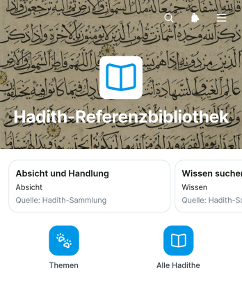 Hadith-Referenzbibliothek-App