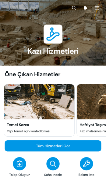 Hafriyat Hizmetleri Uygulama Șablonu
