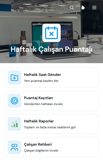 Haftalık Çalışan Puantaj Uygulama Șablonu