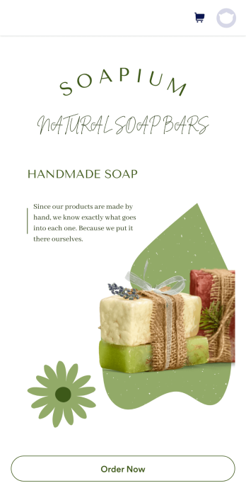 Handmade Soap Order App Template