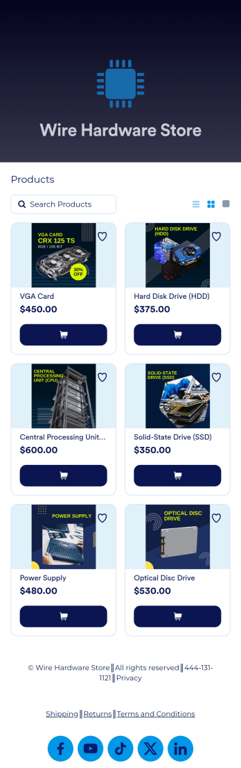Hardware Store App Template