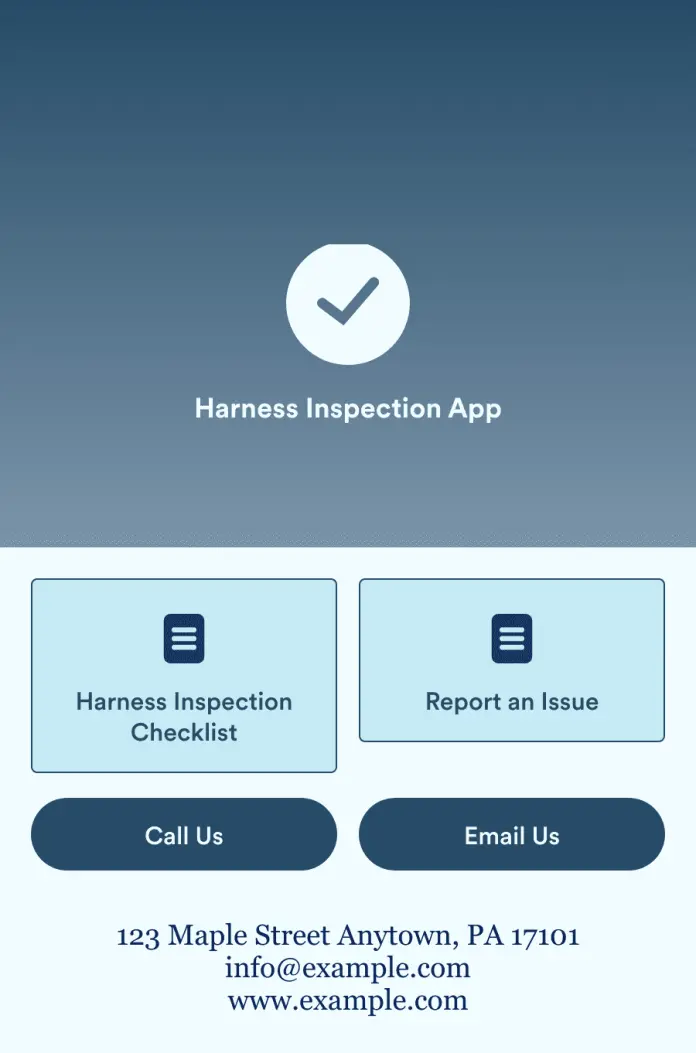 Harness Inspection App