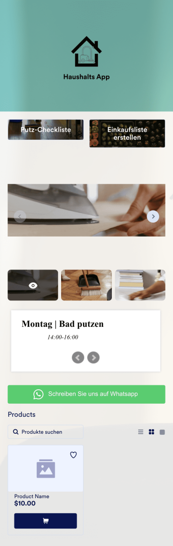 Haushalt App Template