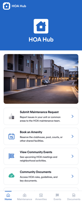 HOA App Template