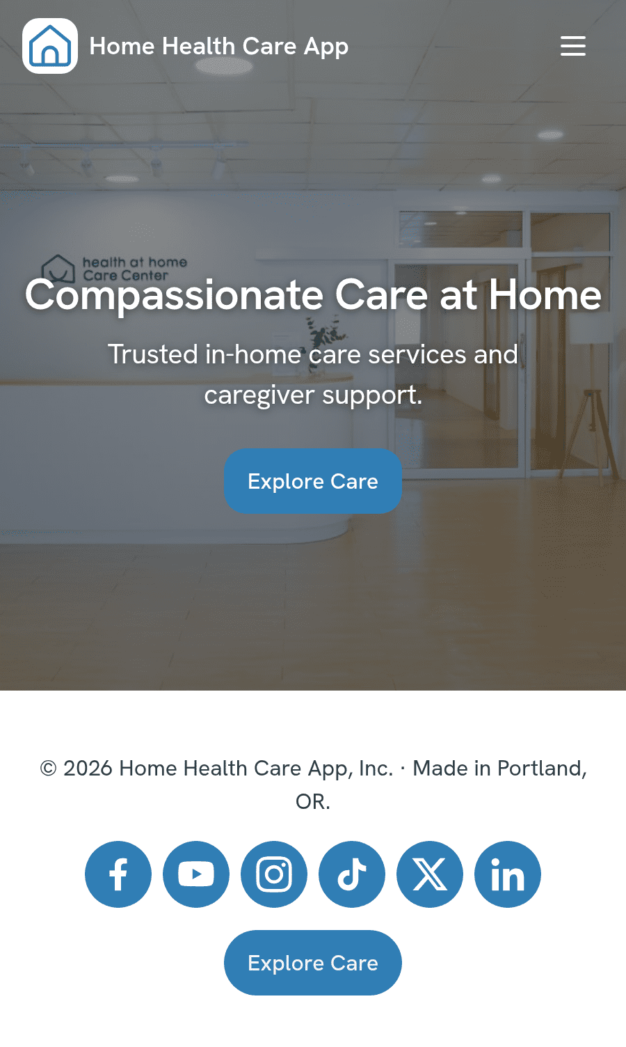 Home Health Care App Template | Jotform