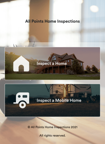 Home Inspection Checklist App Template