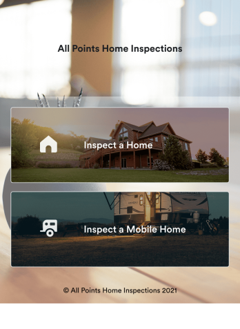Home Inspection Checklist App Template