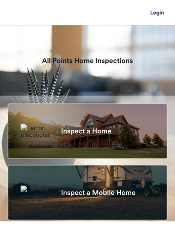 Home Inspection Checklist App Template