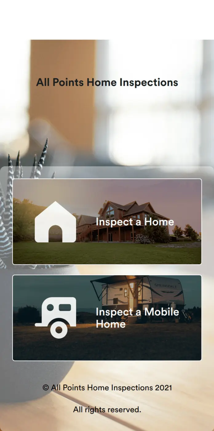 Home Inspection Checklist App