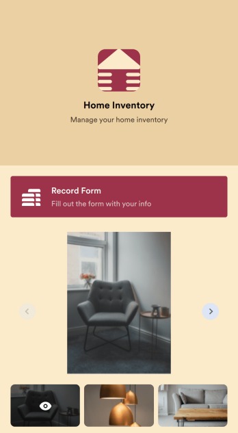 Home Inventory App Template