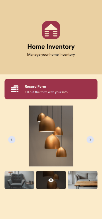 Home Inventory App Template