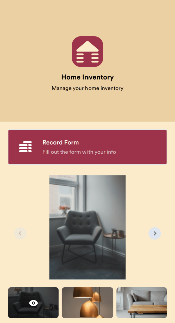 Home Inventory App Template
