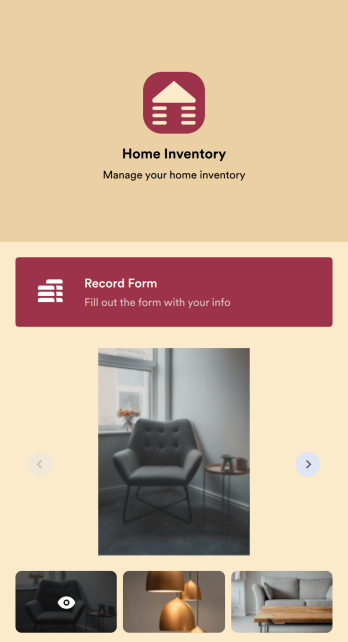 Home Inventory App Template