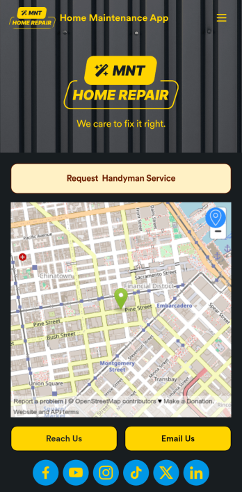 Home Maintenance App Template