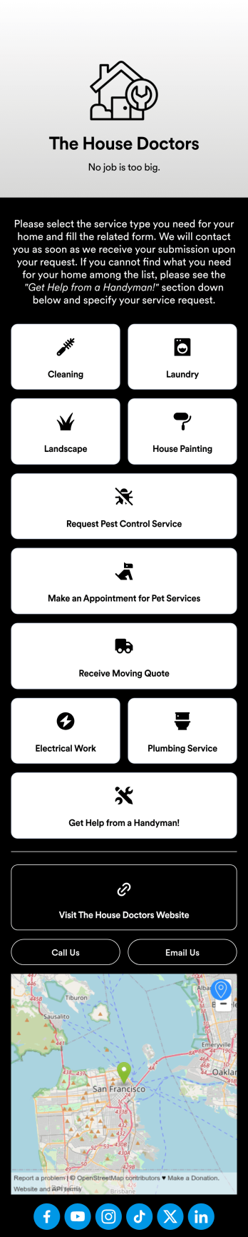 Custom Home Services App