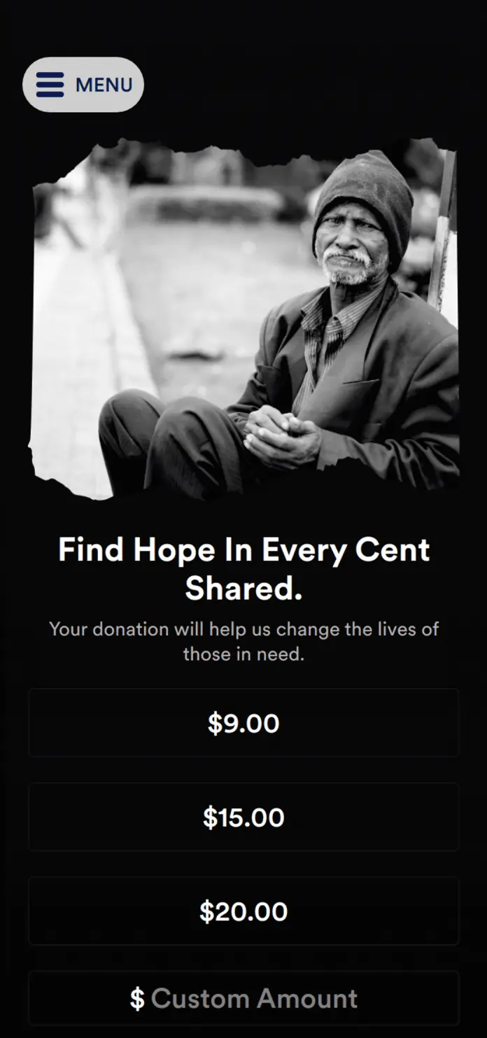 Homeless Donation App