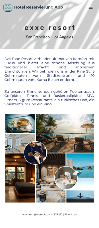 Hotel Reservierungsapp