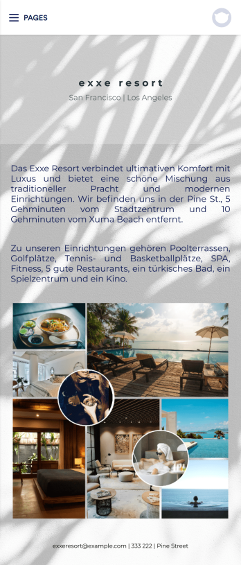 Hotel Reservierungsapp Template