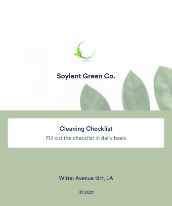 House Cleaning Checklist App Template