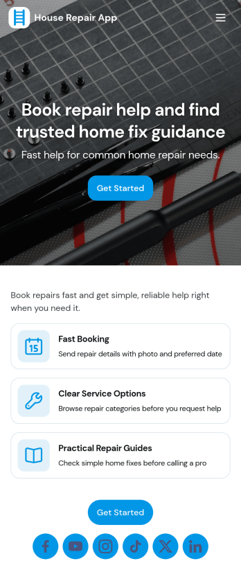 House Repair App Template