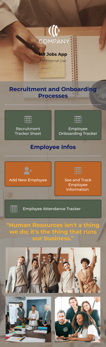 HR Jobs App Template
