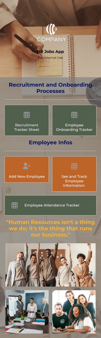 HR Jobs App Template