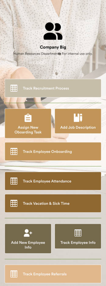 HR Management App Template