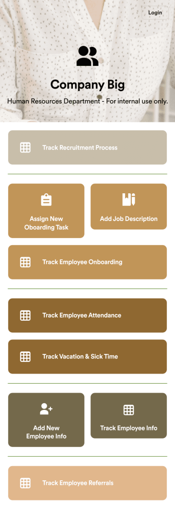 HR Management App Template