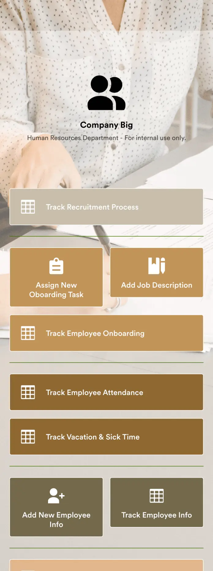 HR Management App