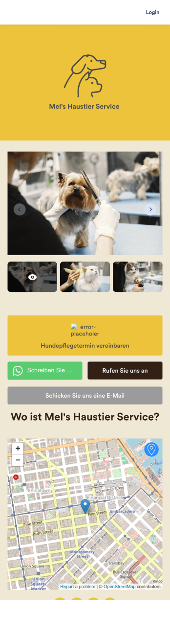 Hundepflege App Template