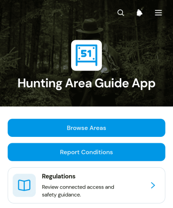 Hunting Area Guide App Template