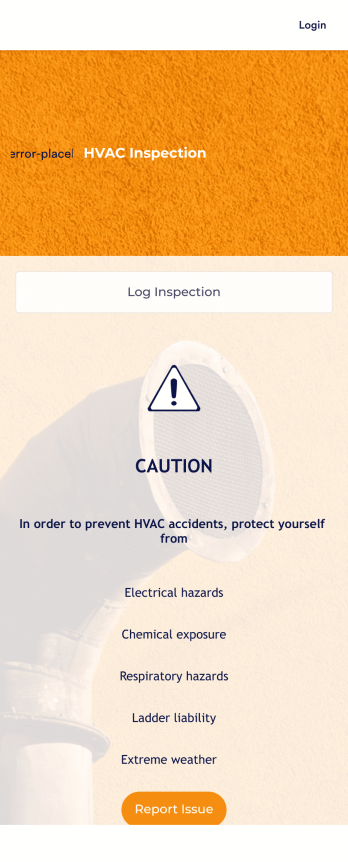 HVAC Inspection Checklist Template