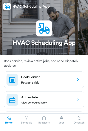 Hvac Scheduling App Template