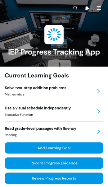 IEP Progress Tracking App Template