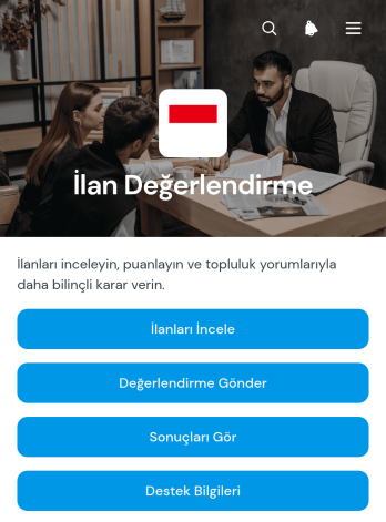 İlan Değerlendirme Uygulama Șablonu