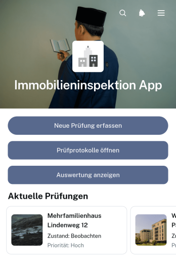 Immobilienprüfungs-App