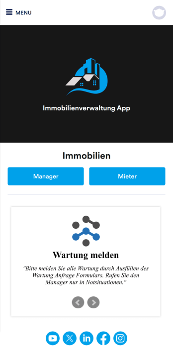 Immobilienverwaltung App Template