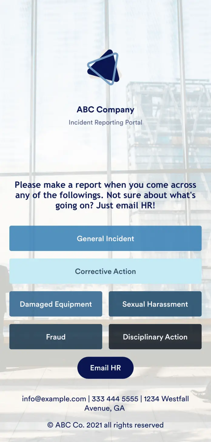 Incident Reporting App