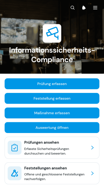 Informationssicherheits-Compliance-App