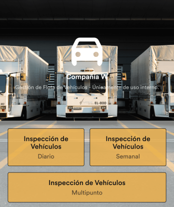 Inspección Digital del Vehículo App Template