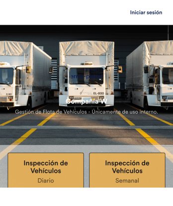 Inspección Digital del Vehículo App Template