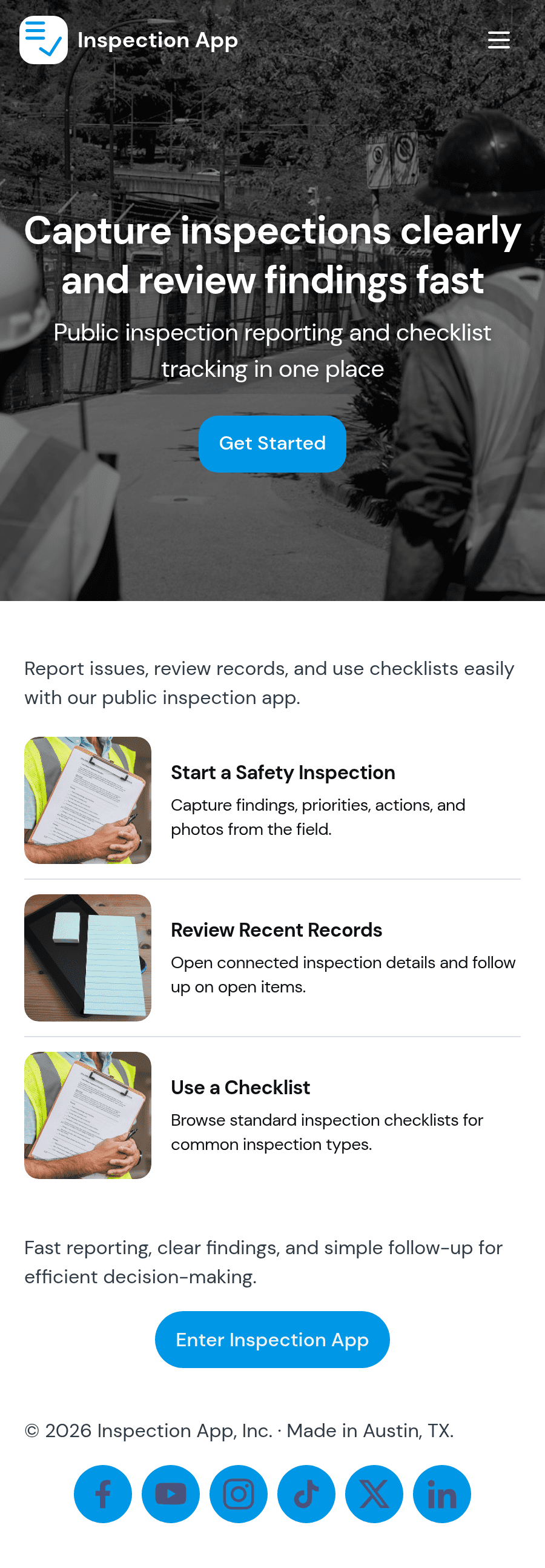 Inspection App Template | Jotform