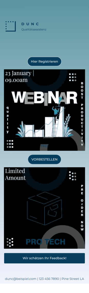 Instagram Bio Link für Unternehmen App