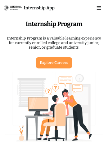 Internship App Template
