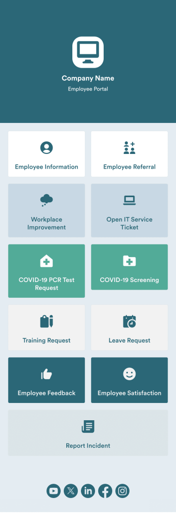 Intranet App Template