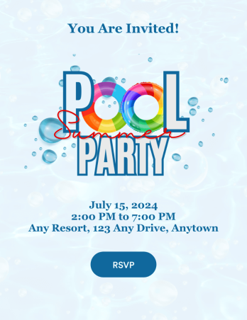 Invitation App with RSVP Template