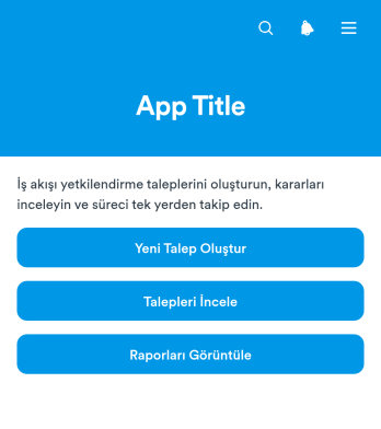 İş Akışı Yetkilendirme Uygulama Șablonu
